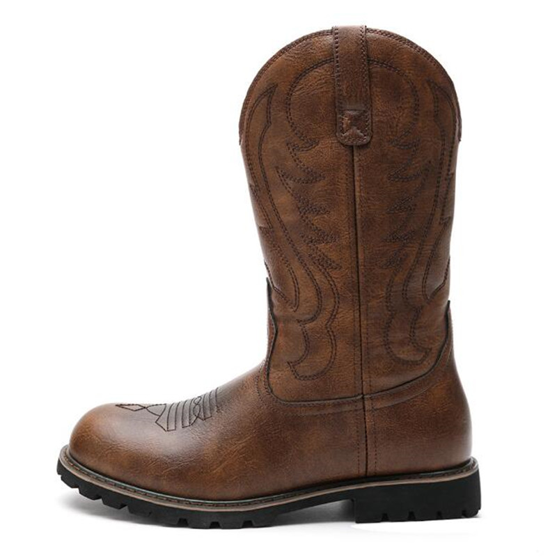 Vintage Fashion Plus Size - Fashion Designer Goth Men's Cowboy Boots