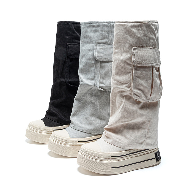 Vintage Fashion In 2025 - 12cm Denim Cnvas 2025 Fall Winter