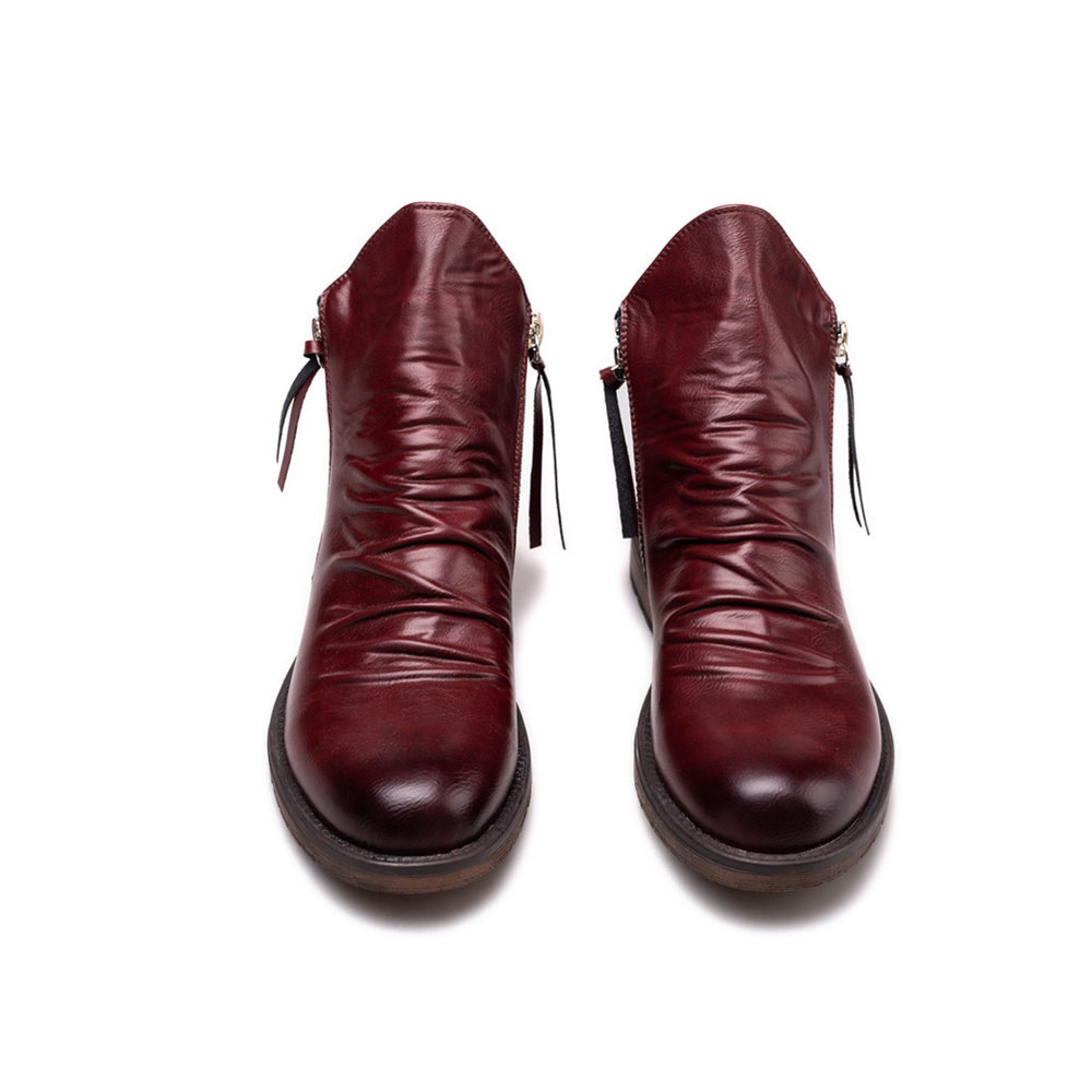 Vintage Fashion Plus Size - 2026 Men's Genuine Leather Vintage Western