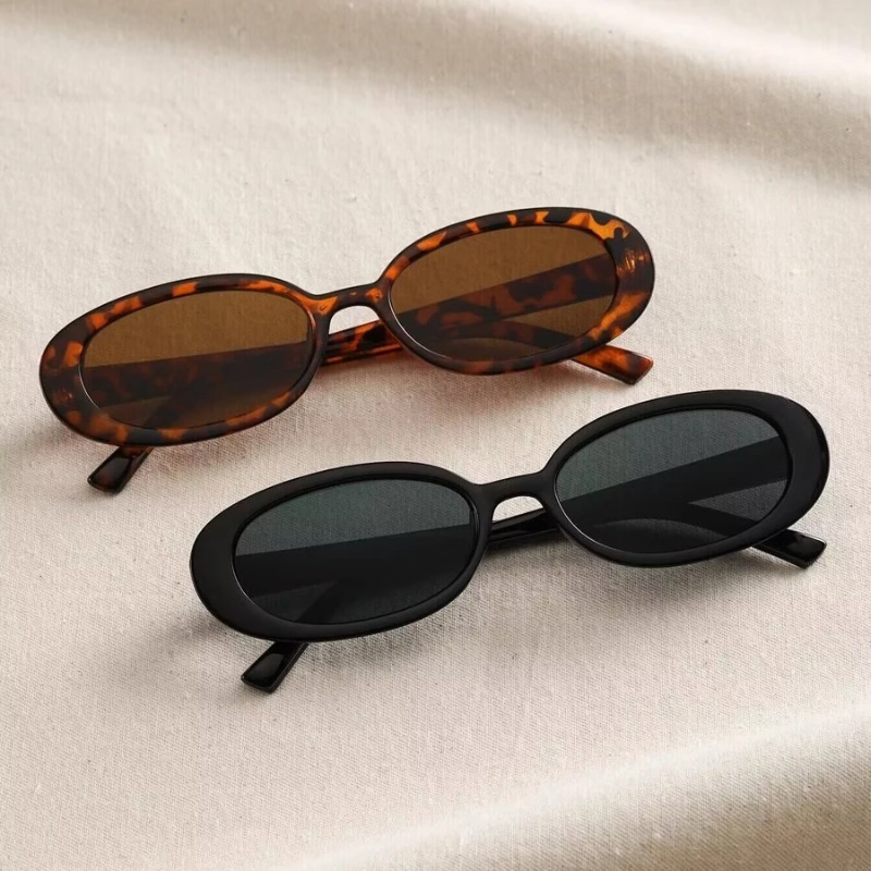 Vintage Fashion Luxury - Vintage Oval Sunglasses Women Luxury Brand