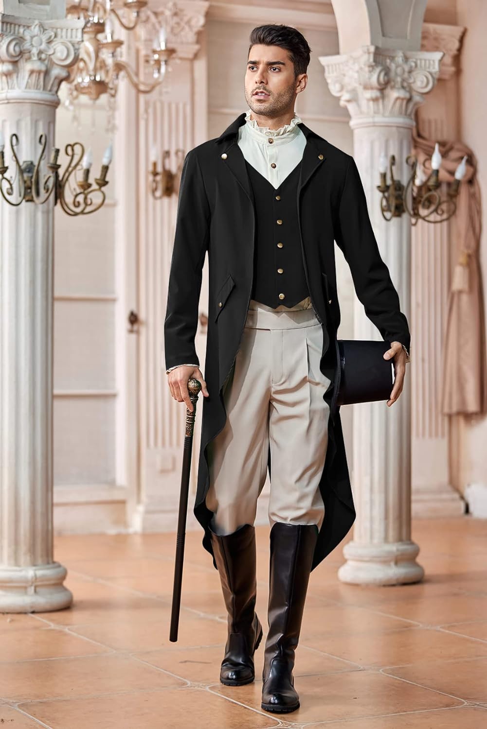 Mens Steampunk Gothic Jacket V - Vintage Victorian Fashion ulasan dan harga