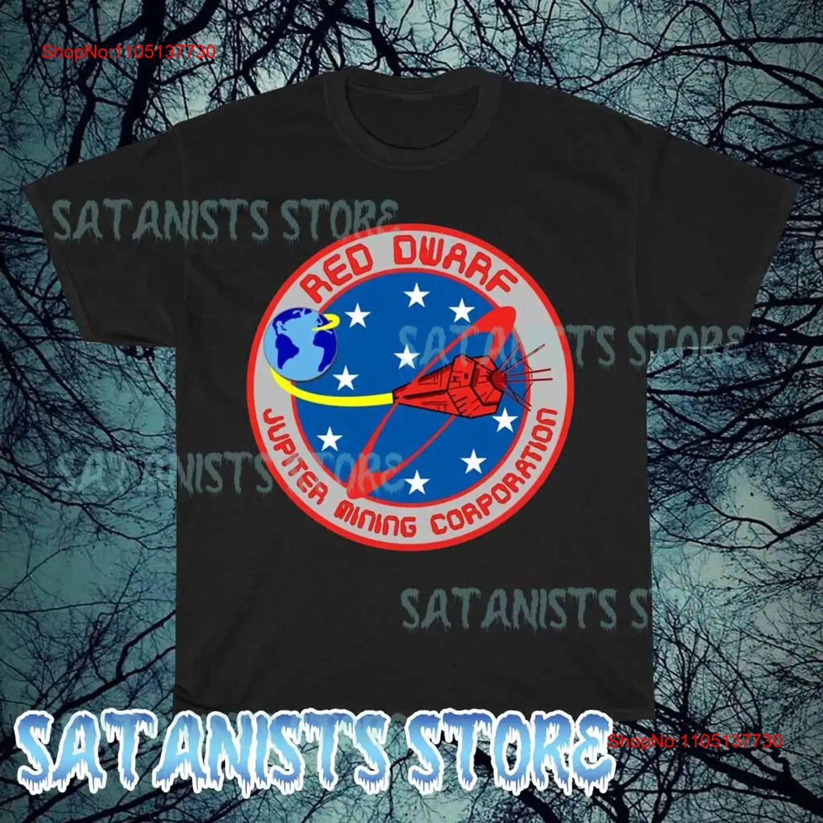 New Red Dwarf Logo Men's T shi - Vintage Fashion Logo ulasan dan harga
