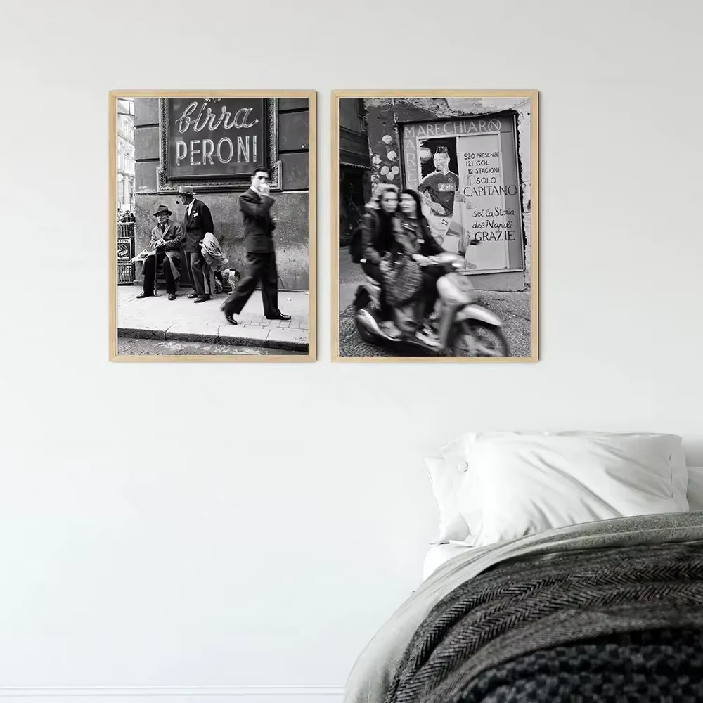 Fashion Black And White Vintag - Vintage Fashion Art ulasan dan harga