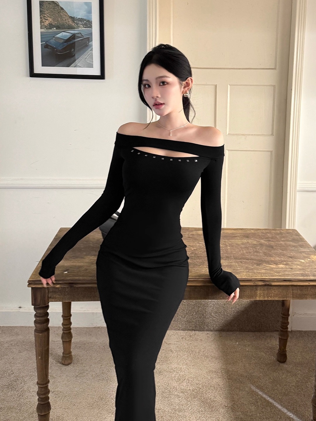 Bodycon Dresses Roses Woman Fa - Vintage Fashion Influencer ulasan dan harga