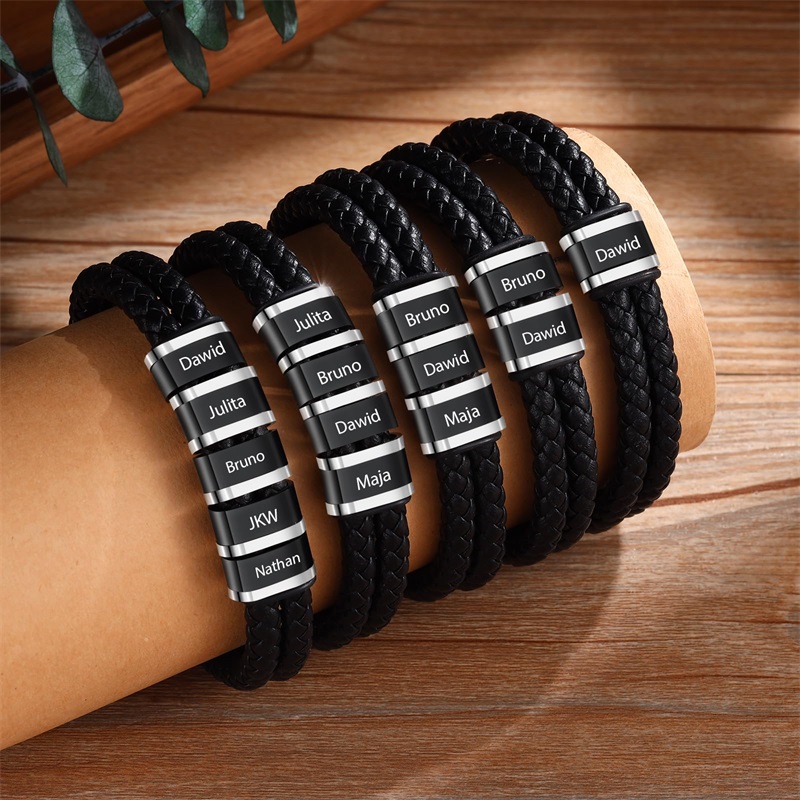 Personalized Bracelets for Men - Vintage Fashion Names ulasan dan harga