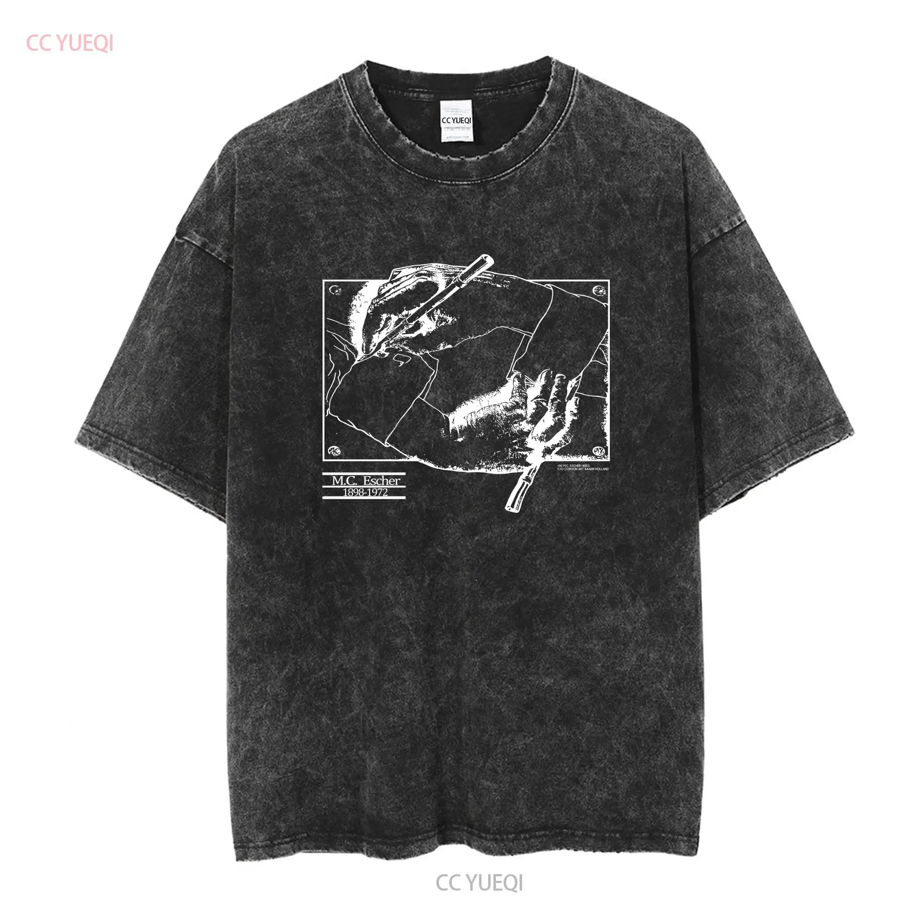 Vintage 1990 MC Escher T Shirt - Vintage Fashion Art ulasan dan harga