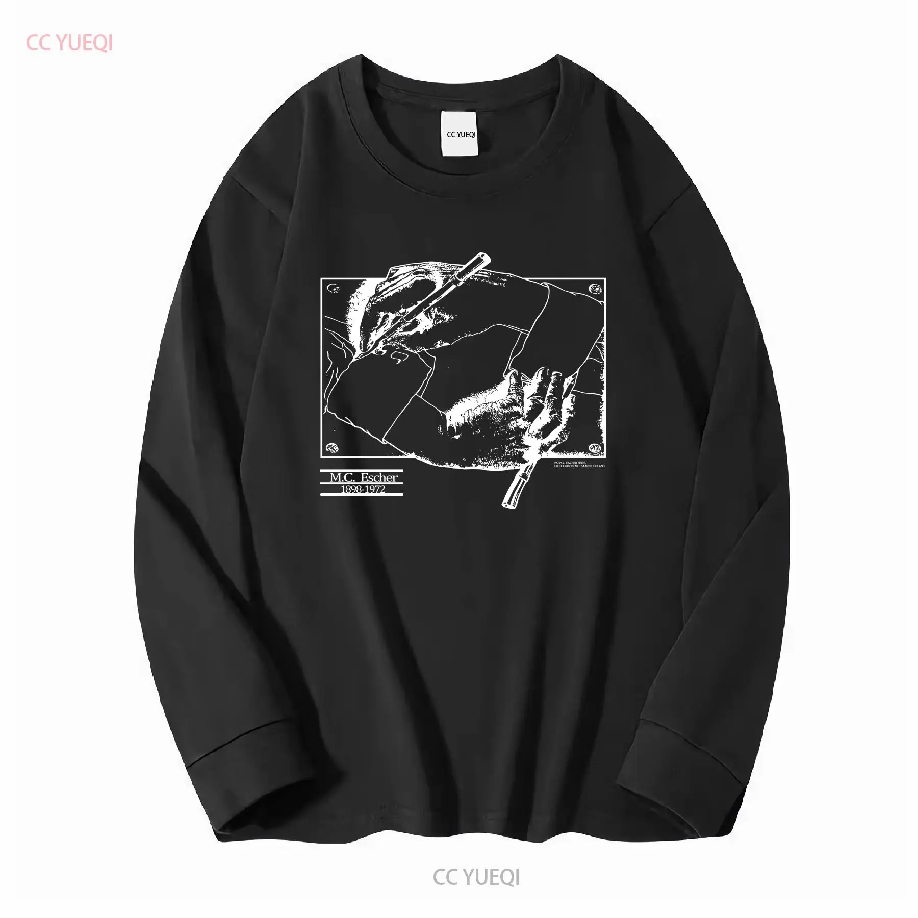 Vintage 1990 MC Escher T Shirt - Vintage Fashion Art ulasan dan harga