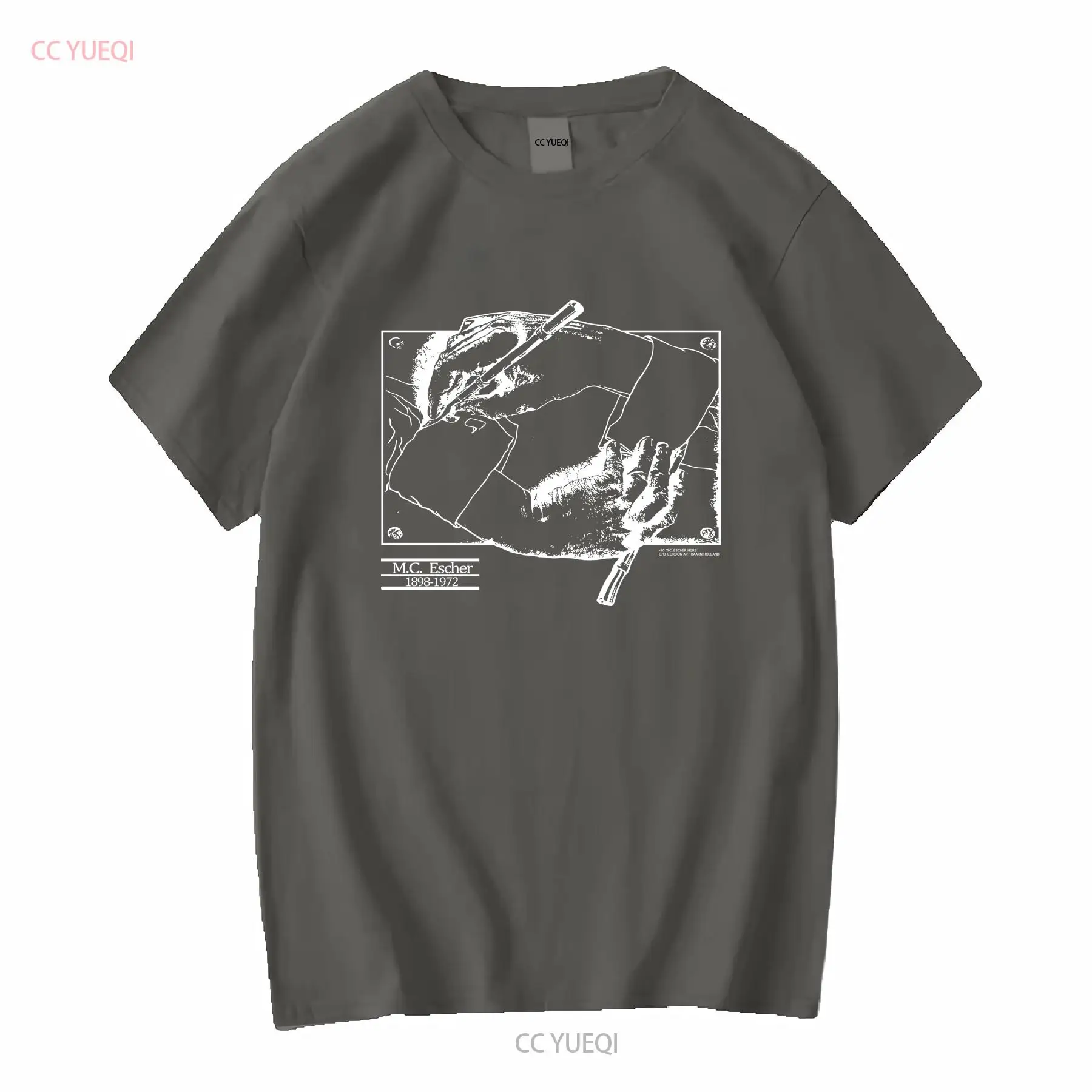 Vintage 1990 MC Escher T Shirt - Vintage Fashion Art ulasan dan harga