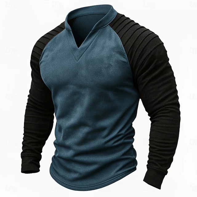 Vintage Distressed Henley Ragl - Vintage Victorian Fashion ulasan dan harga