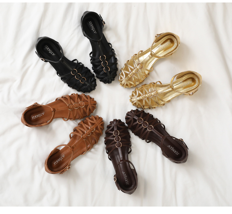 Plus Size Women Roman Sandals  - Vintage Fashion Plus Size ulasan dan harga