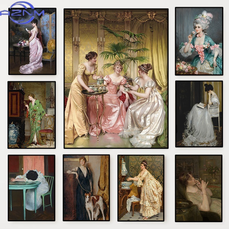 The Renaissance Women Portrait - Vintage Victorian Fashion ulasan dan harga