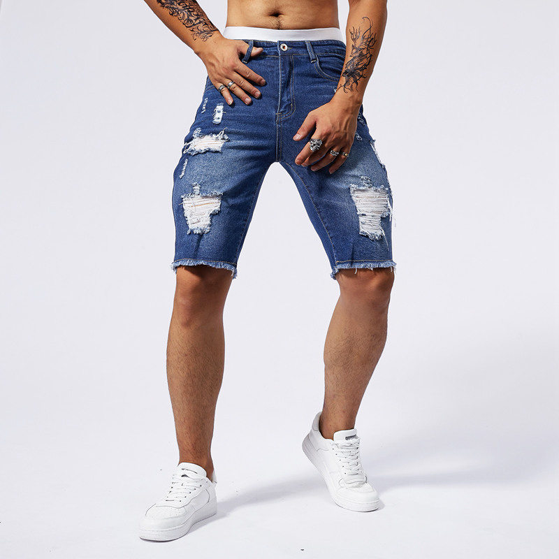 2025 Summer New Men's Ripped D - Vintage Fashion In 2025 ulasan dan harga