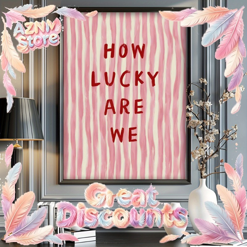 2026 How Lucky We Are Canvas P - Vintage Fashion Art ulasan dan harga