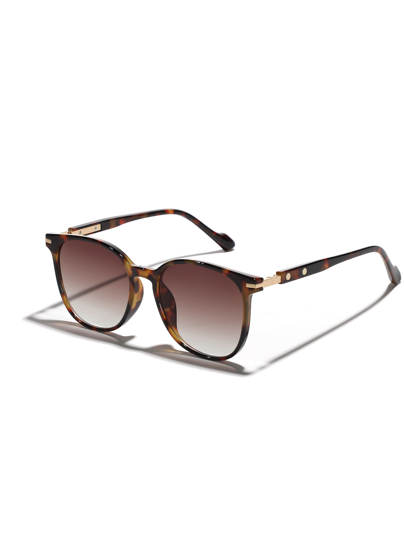 Korean Vintage Round Sunglasse - Vintage Fashion Instagram ulasan dan harga