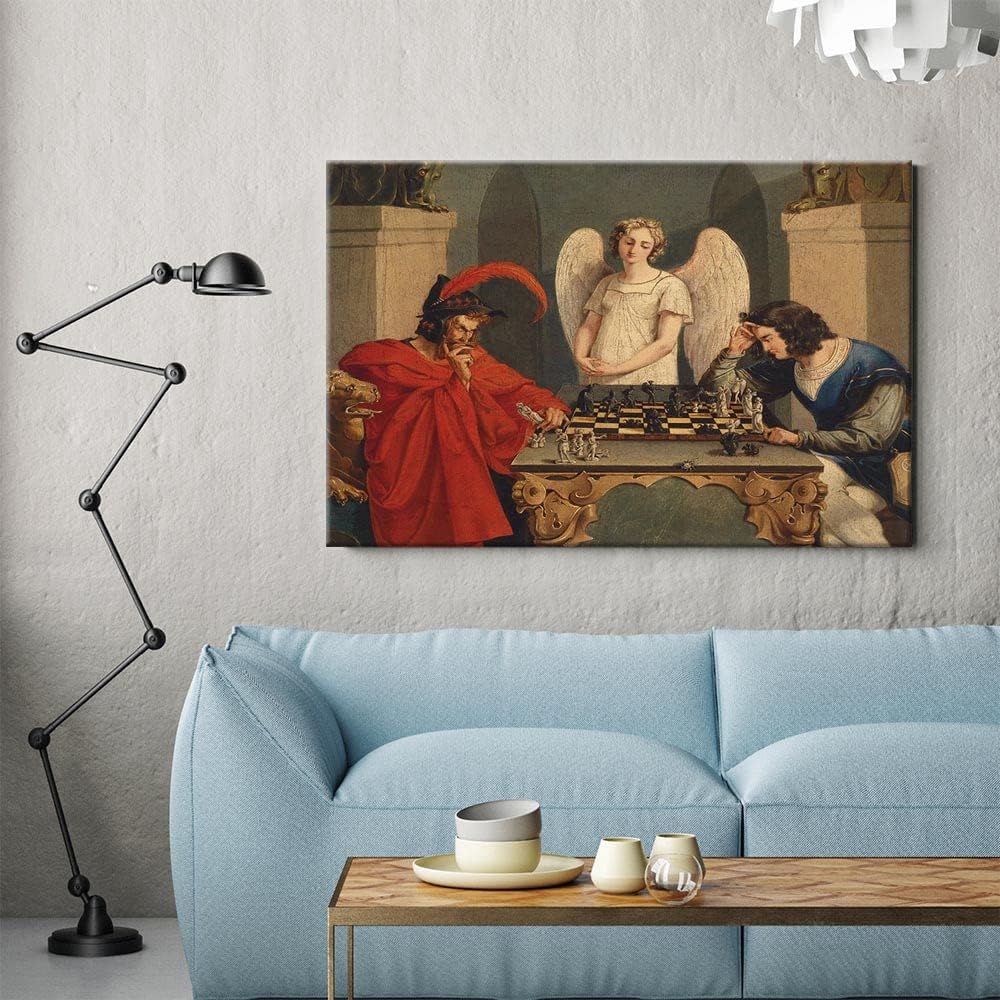 IUHYVMSM Vintage Faust And Mep - Vintage Fashion Wall Art ulasan dan harga