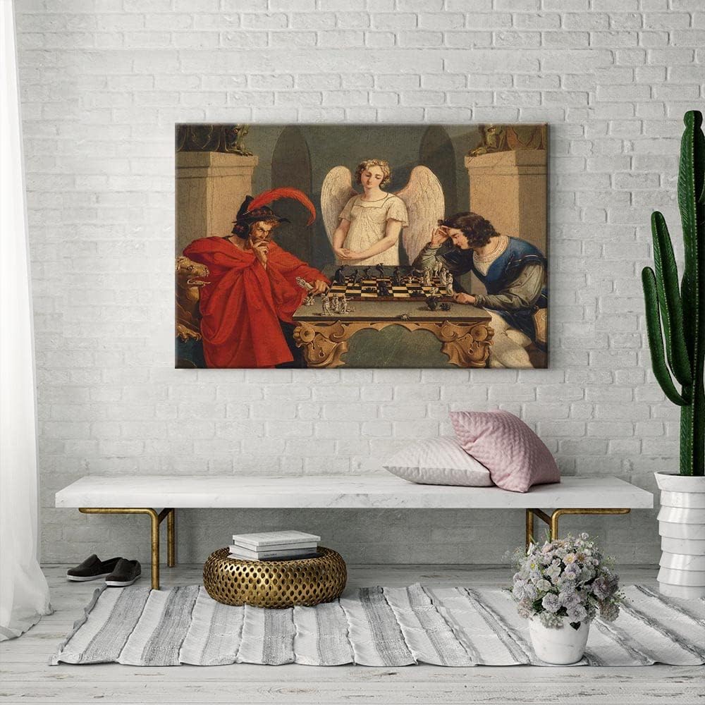 IUHYVMSM Vintage Faust And Mep - Vintage Fashion Wall Art ulasan dan harga