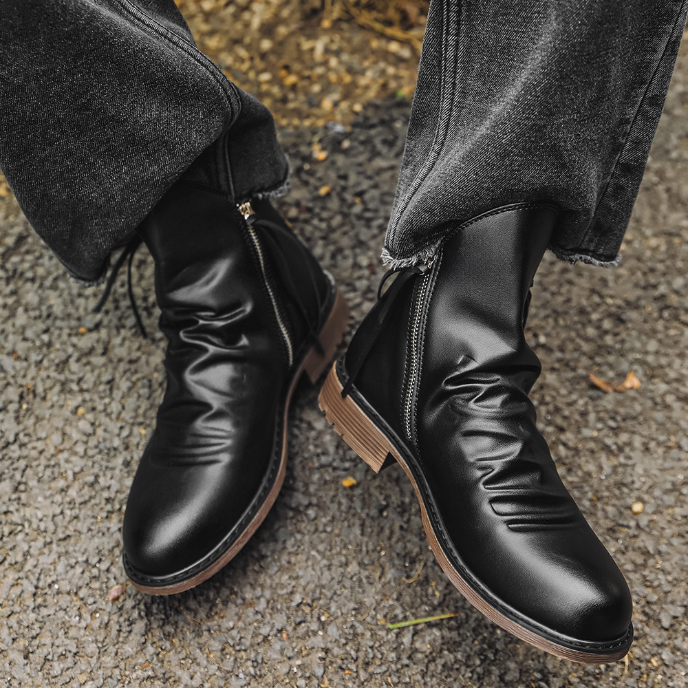 2026 Men's Genuine Leather Vin - Vintage Fashion Plus Size ulasan dan harga