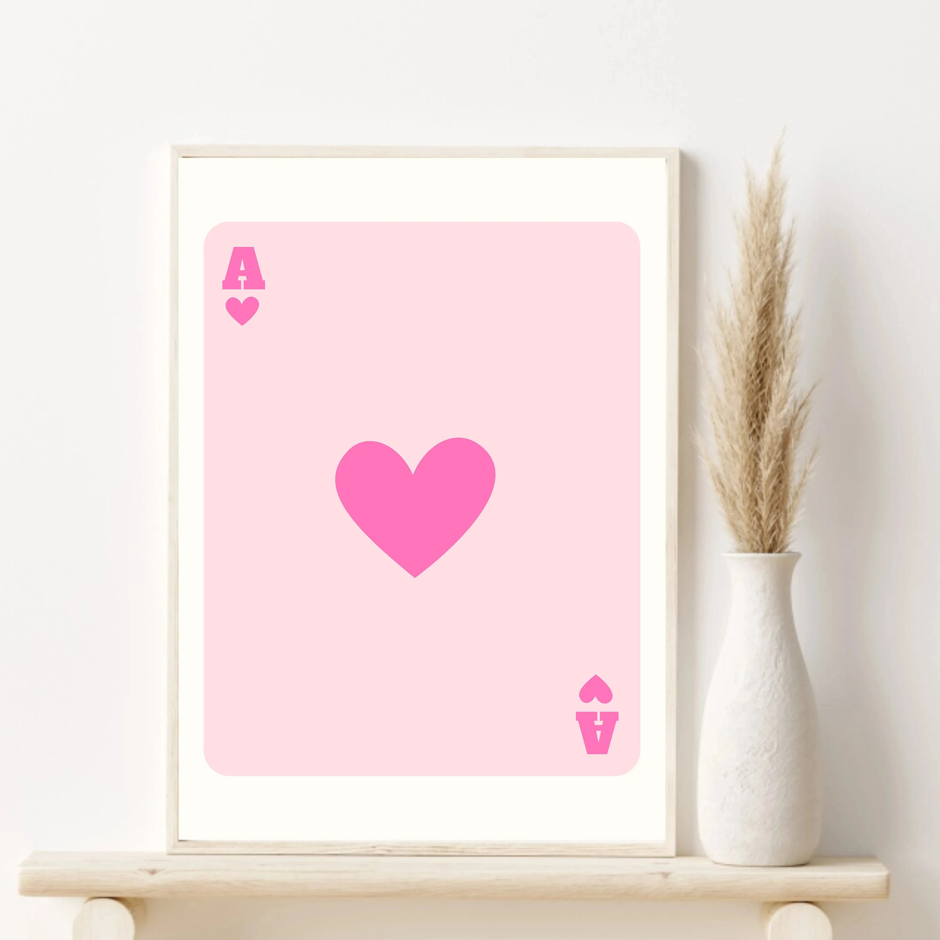 1pc Canvas painting  Pink Mati - Vintage Fashion Art ulasan dan harga