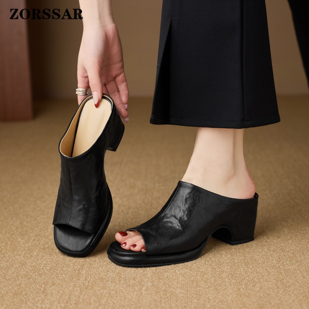 Women's Vintage Platform Chunk - Vintage Fashion Heels ulasan dan harga