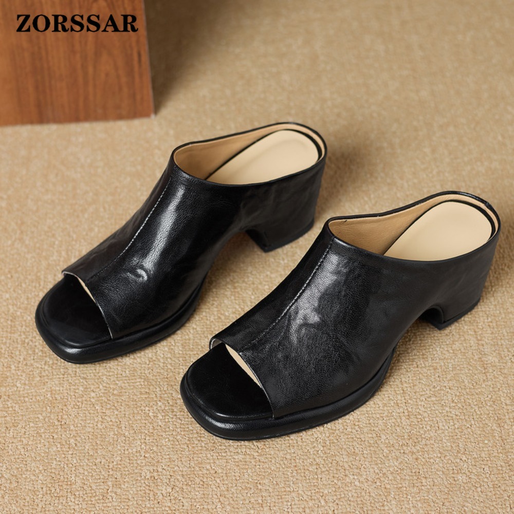 Women's Vintage Platform Chunk - Vintage Fashion Heels ulasan dan harga