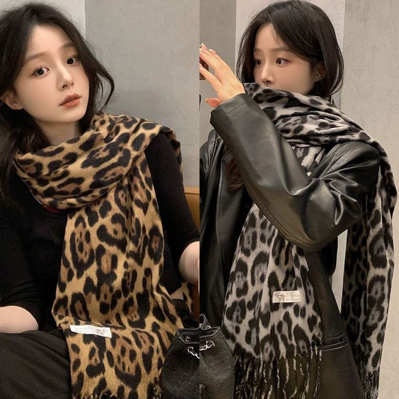 2025 New Retro Silk Leopard Pa - Vintage Fashion In 2025 ulasan dan harga