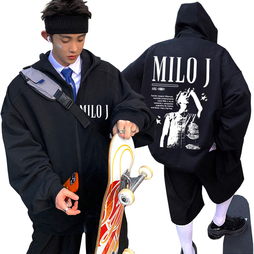 Rapper Milo J Graphic Zipper H - Vintage Fashion Pop Up ulasan dan harga