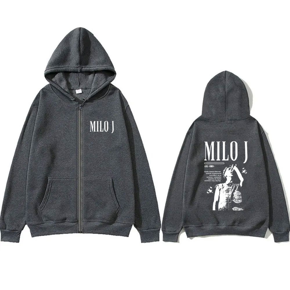 Rapper Milo J Graphic Zipper H - Vintage Fashion Pop Up ulasan dan harga