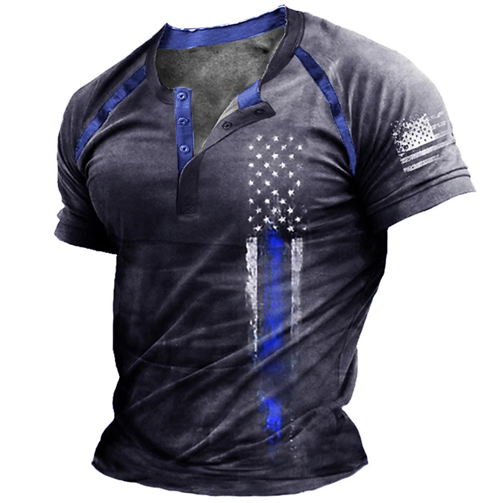 Funny 3D American Flag Print M - Vintage Victorian Fashion ulasan dan harga