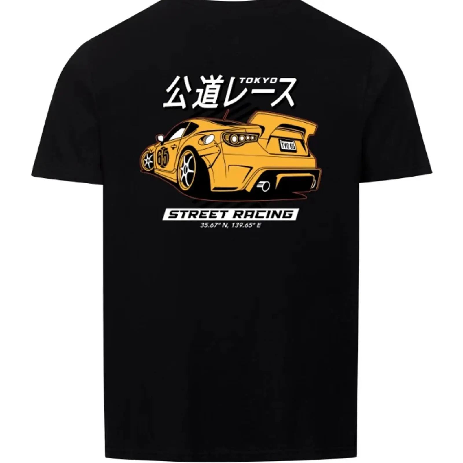 Tokyo Street Racing JDM Yellow - Vintage Fashion In Tokyo ulasan dan harga