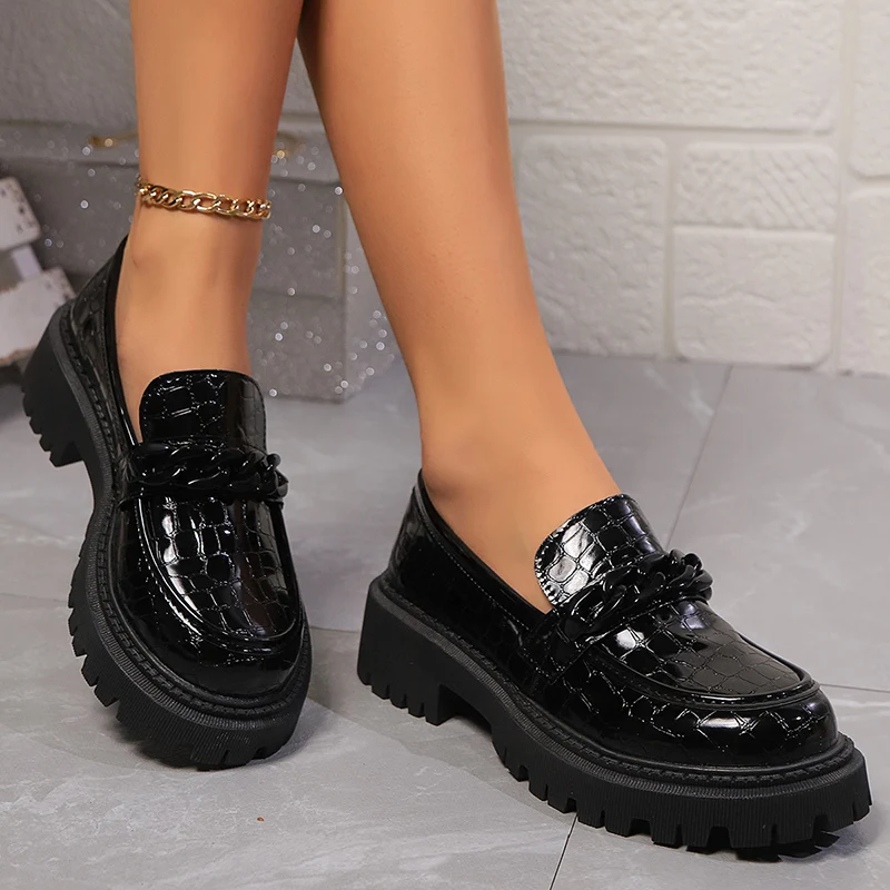 Platform Chunky Square Heel Lo - Vintage Fashion Plus Size ulasan dan harga