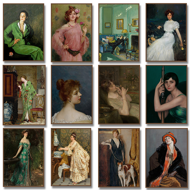 Renaissance Women Portrait Pos - Vintage Victorian Fashion ulasan dan harga