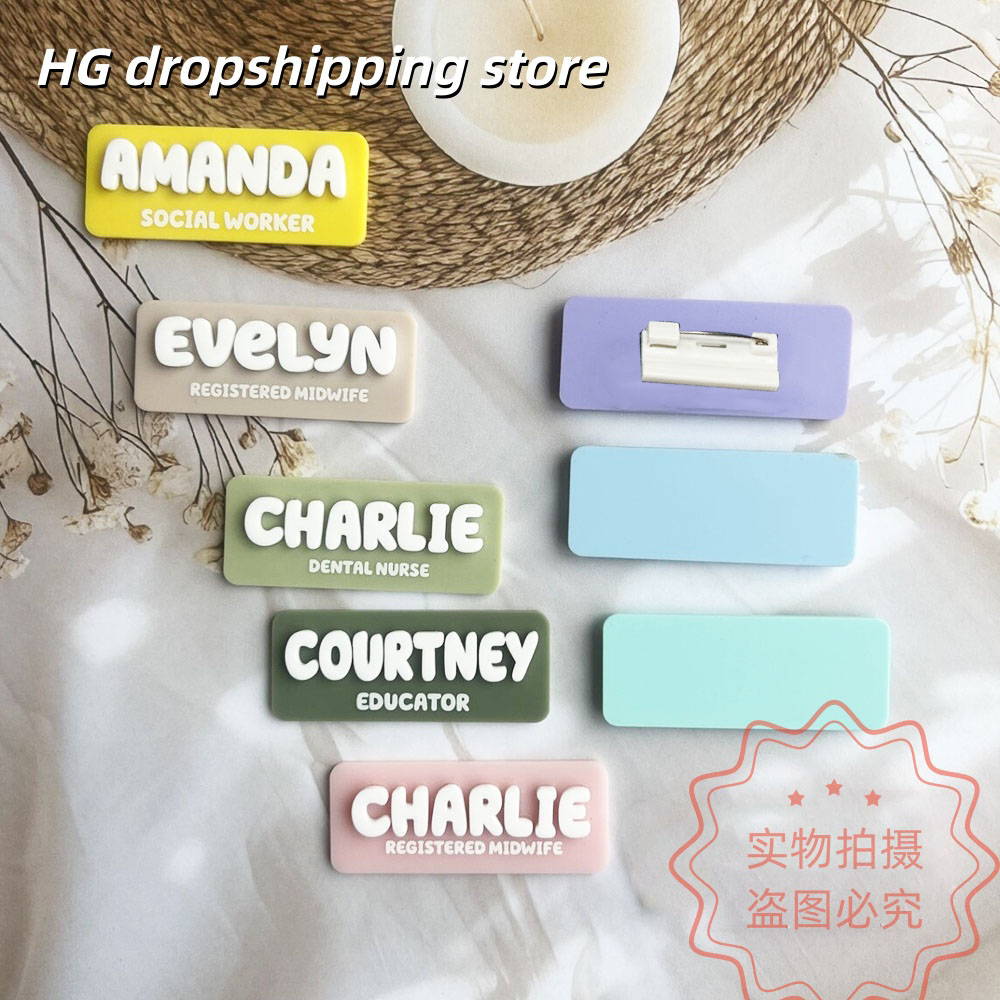 Custom Name Brooch Personalize - Vintage Fashion Names ulasan dan harga
