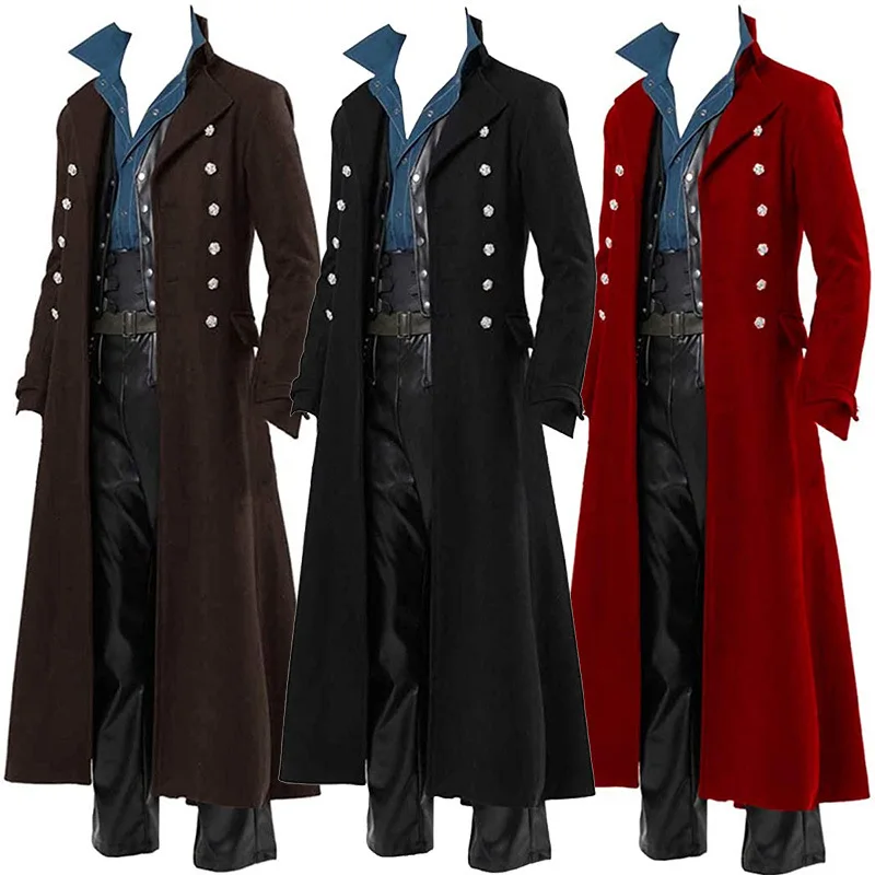 Medieval Men's Pirate Costume  - Vintage Victorian Fashion ulasan dan harga