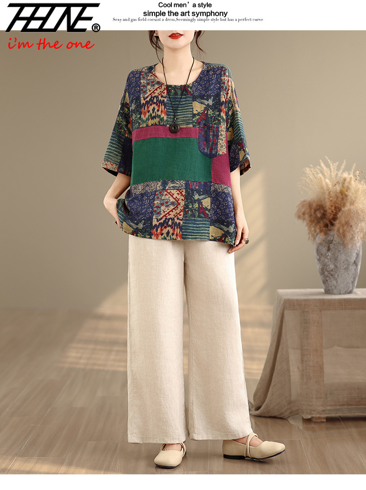 THHONE Plus Size Fashion Summe - Vintage Fashion Plus Size ulasan dan harga
