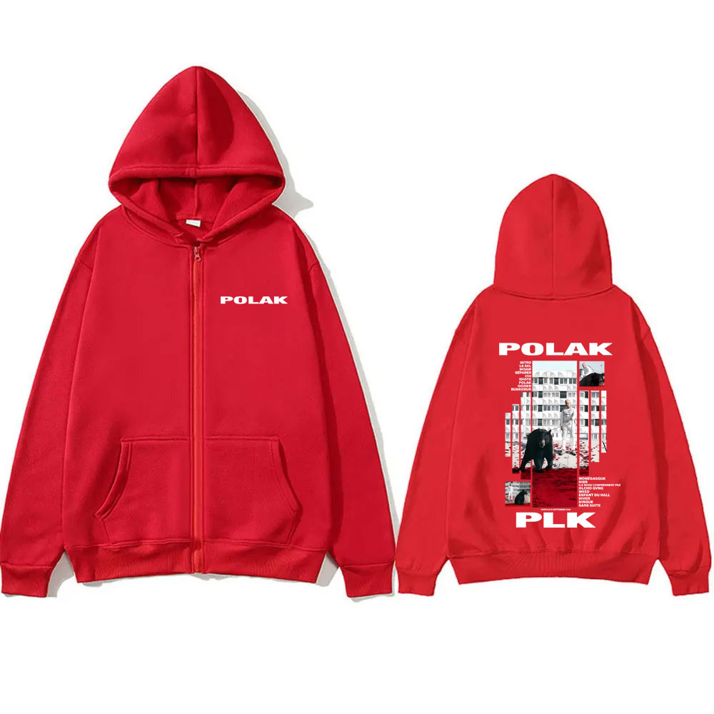 Rapper Plk Polak Print Zipper  - Vintage Fashion Pop Up ulasan dan harga