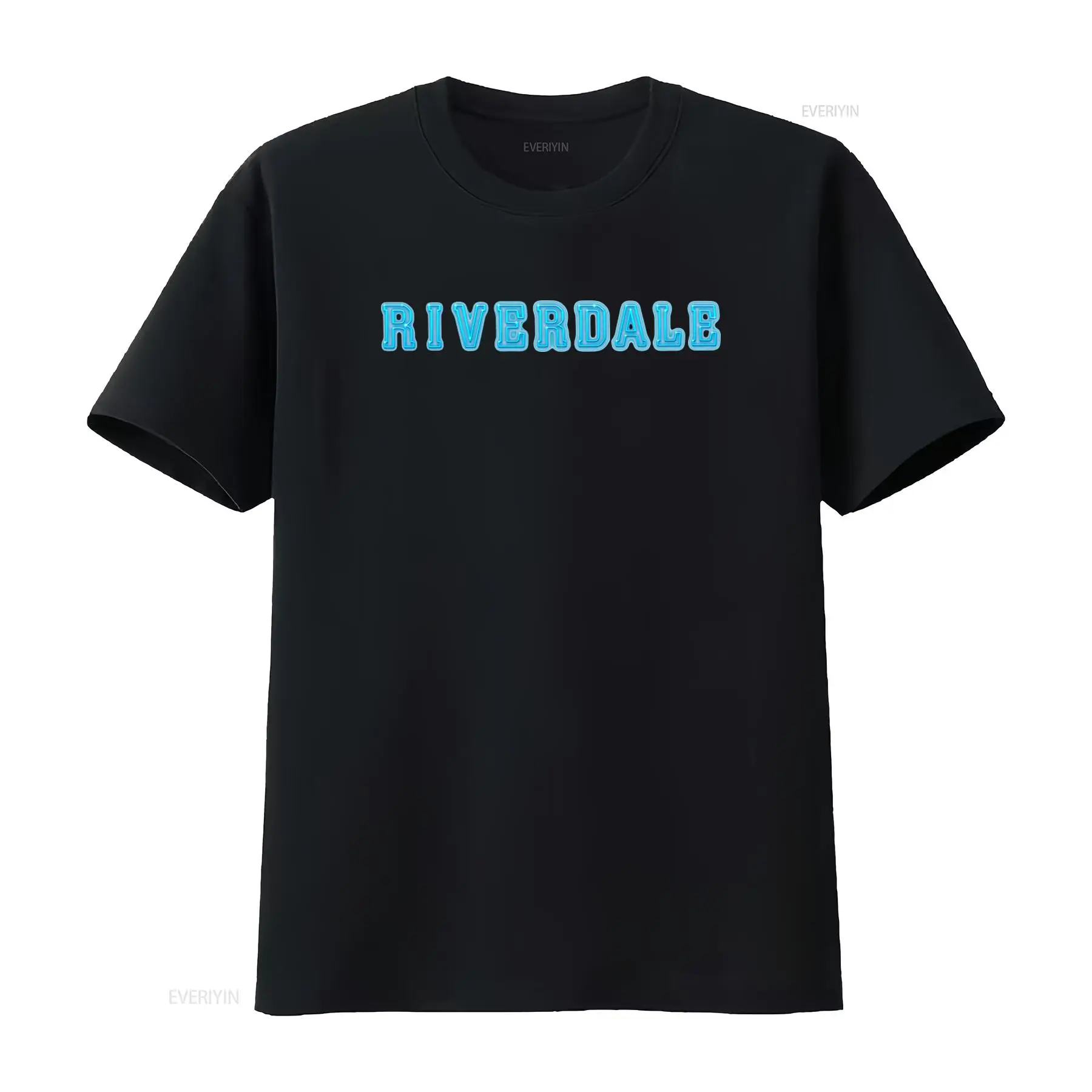 Riverdale Logo Neon Blue Print - Vintage Fashion Logo ulasan dan harga