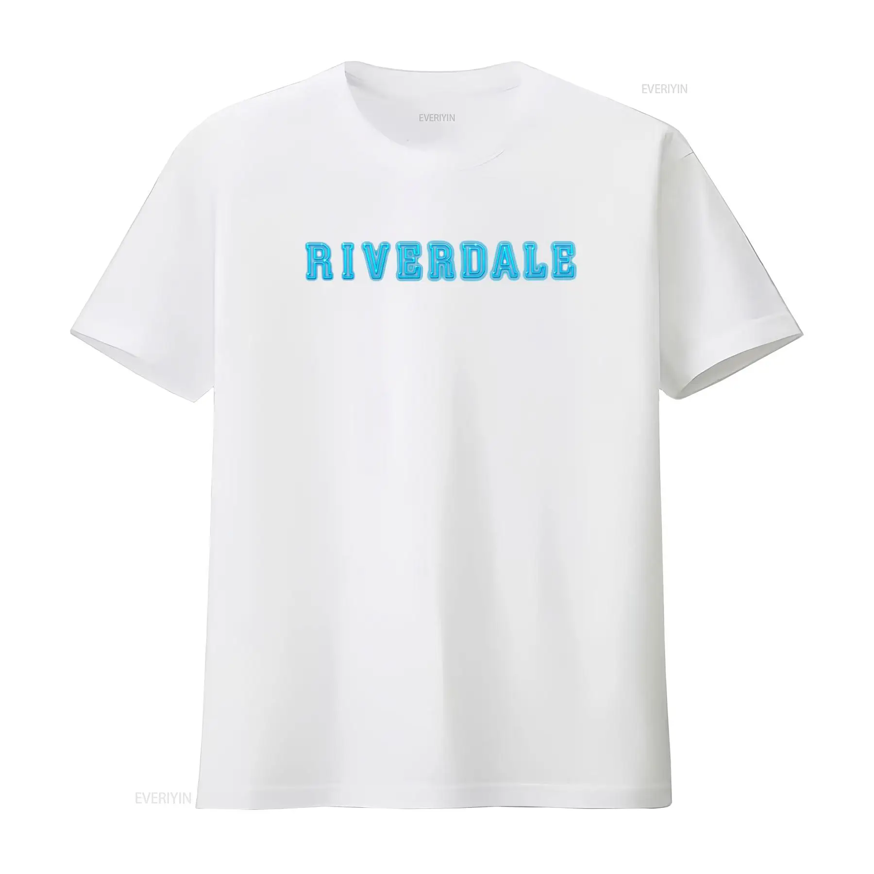 Riverdale Logo Neon Blue Print - Vintage Fashion Logo ulasan dan harga