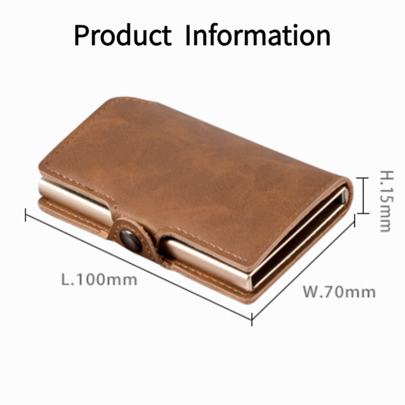 Premium Split Leather Mens Wal - Vintage Fashion Pop Up ulasan dan harga
