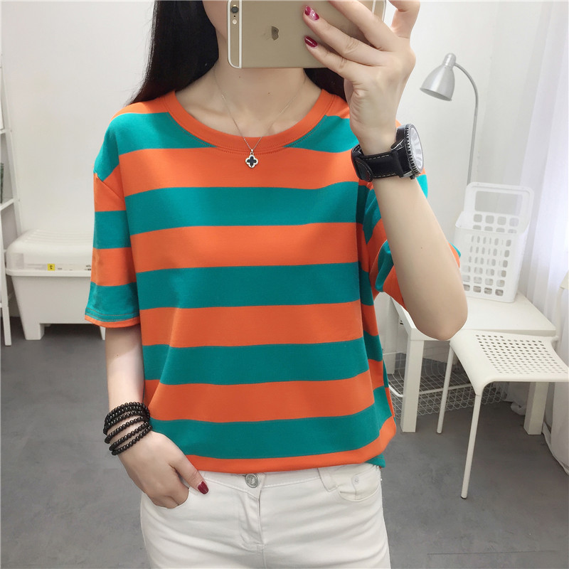 Trendy Striped Loose Fit Short - Vintage Fashion Influencer ulasan dan harga