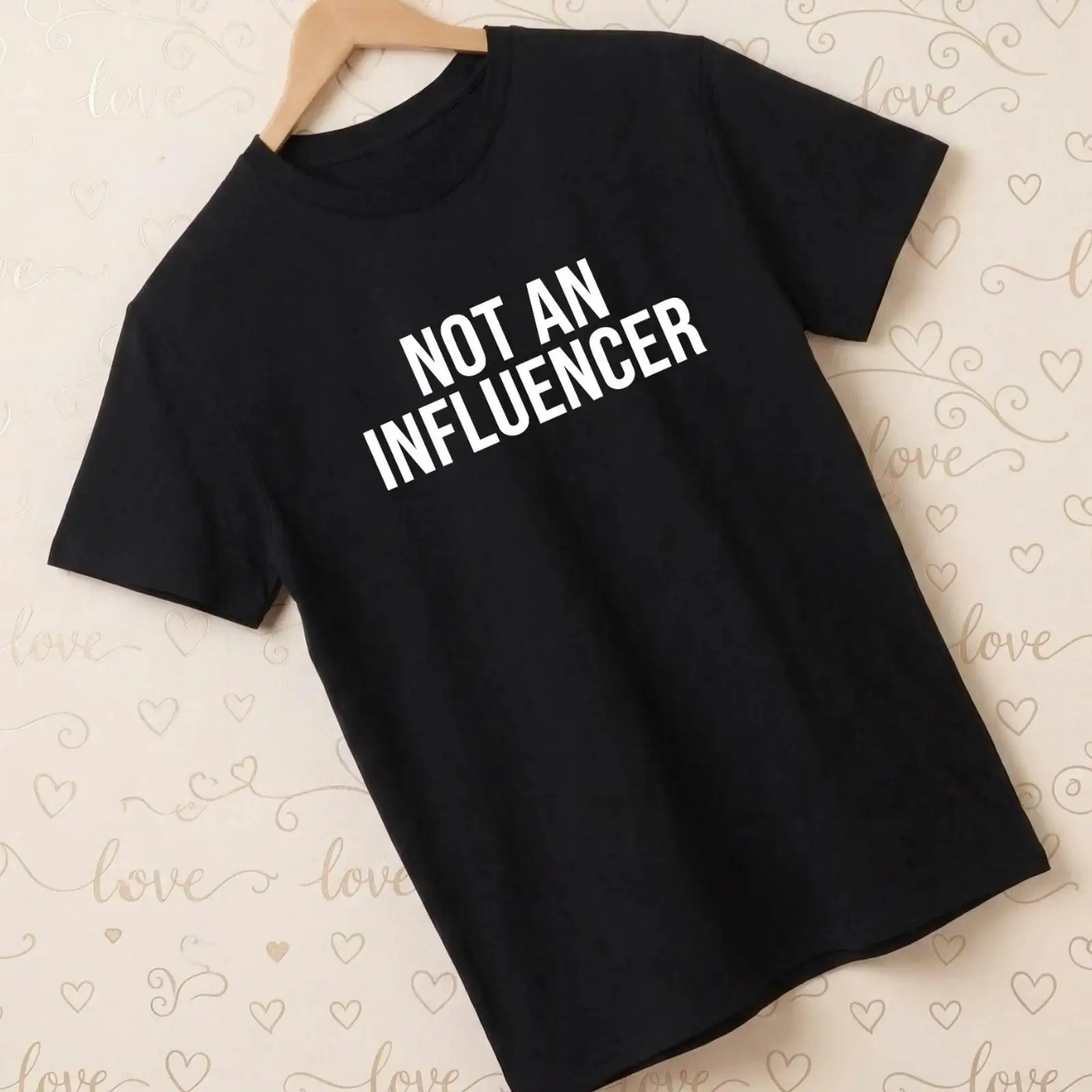Not An Influencer T Shirt Funn - Vintage Fashion Influencer ulasan dan harga