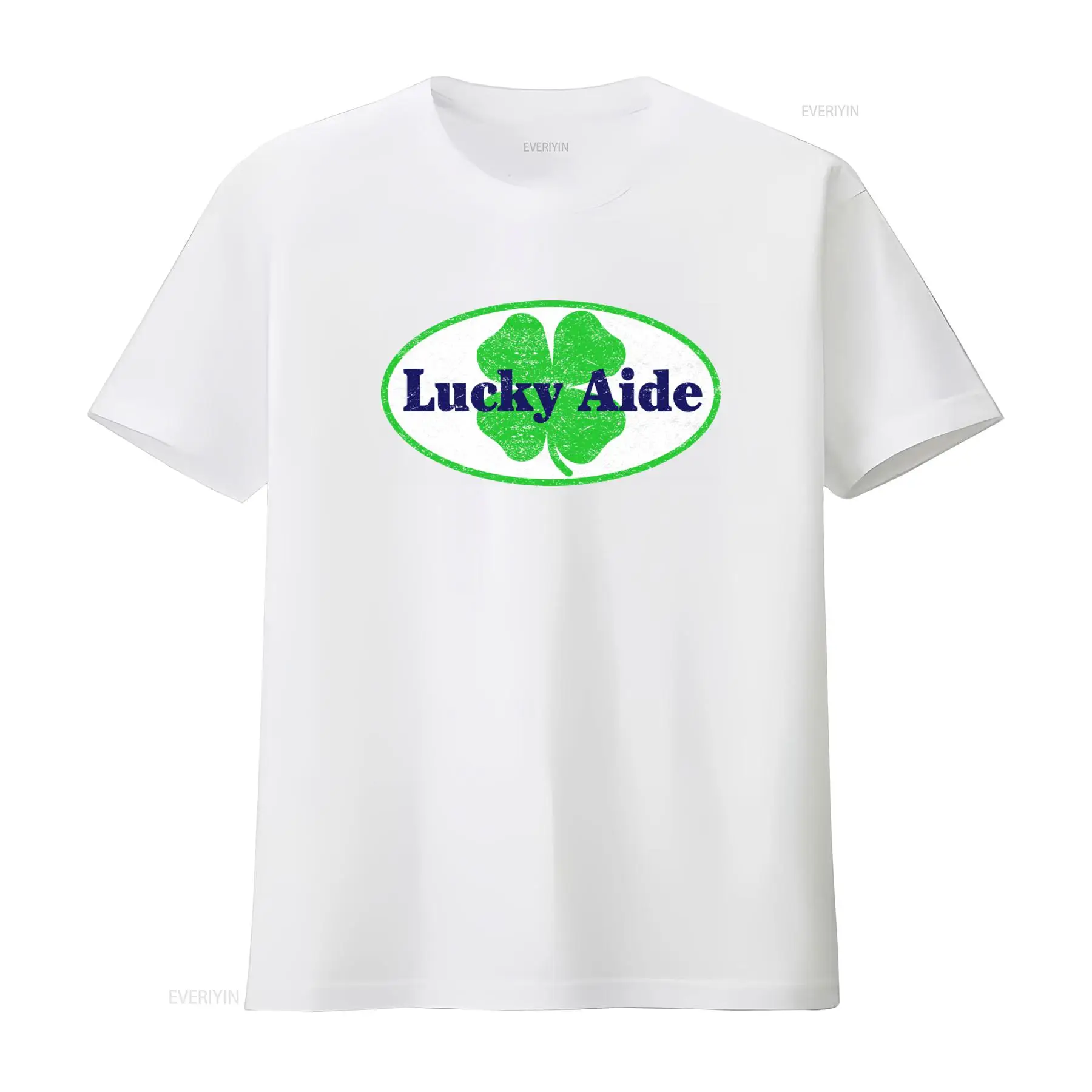 Lucky Aide T Shirt with Malcol - Vintage Fashion Logo ulasan dan harga