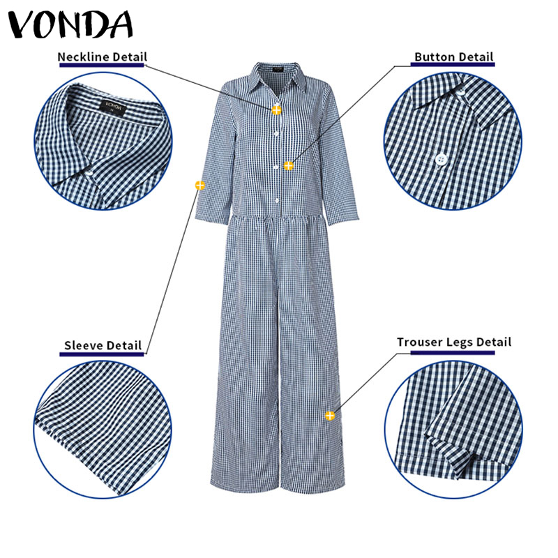 Plus Size 5XL VONDA Vintage Ju - Vintage Fashion Plus Size ulasan dan harga