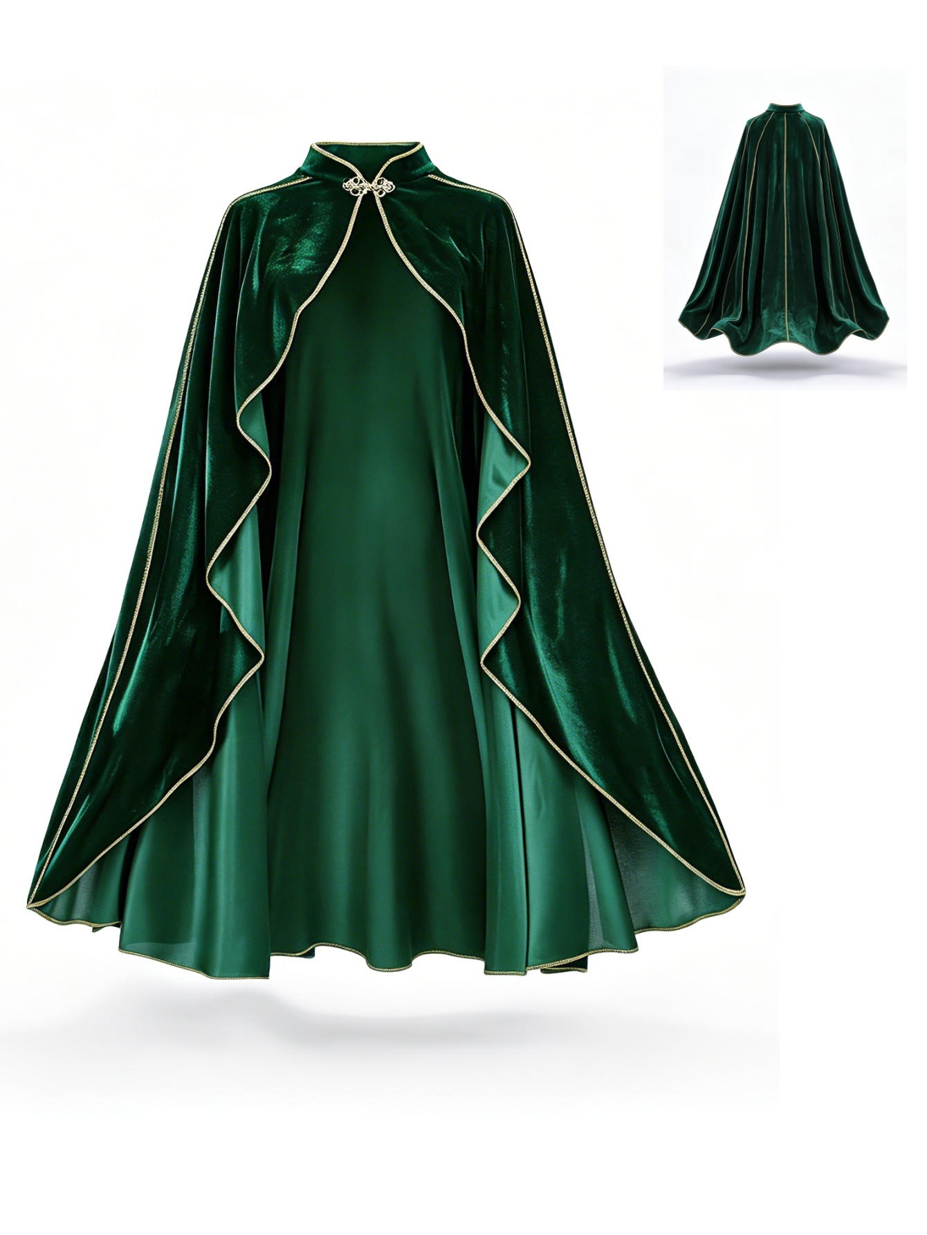 Women Vintage Green Velvet Cap - Vintage Victorian Fashion ulasan dan harga