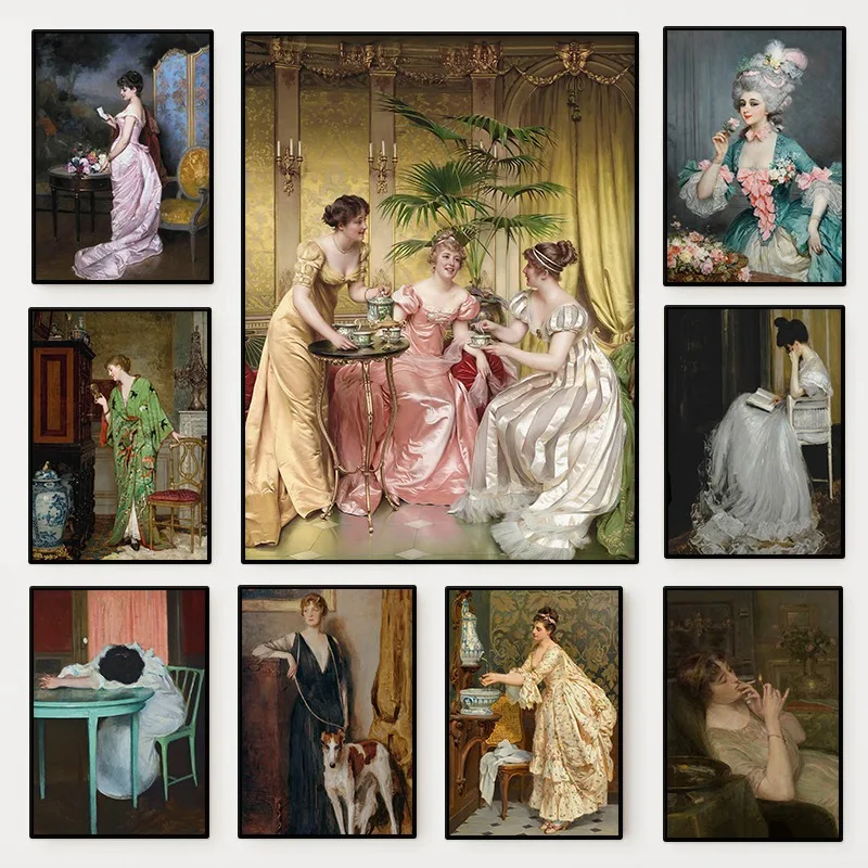 The Renaissance Women Portrait - Vintage Victorian Fashion ulasan dan harga