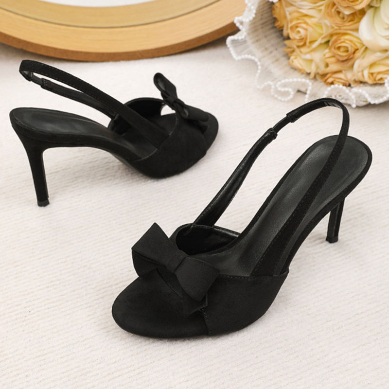 2026 Summer Peep Toe Backless  - Vintage Fashion Heels ulasan dan harga