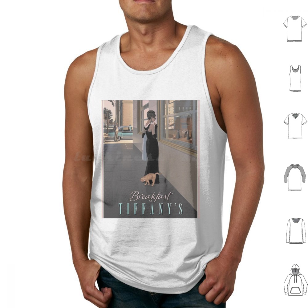 Breakfast Tank Tops Vest Sleev - Vintage Fashion Icons ulasan dan harga