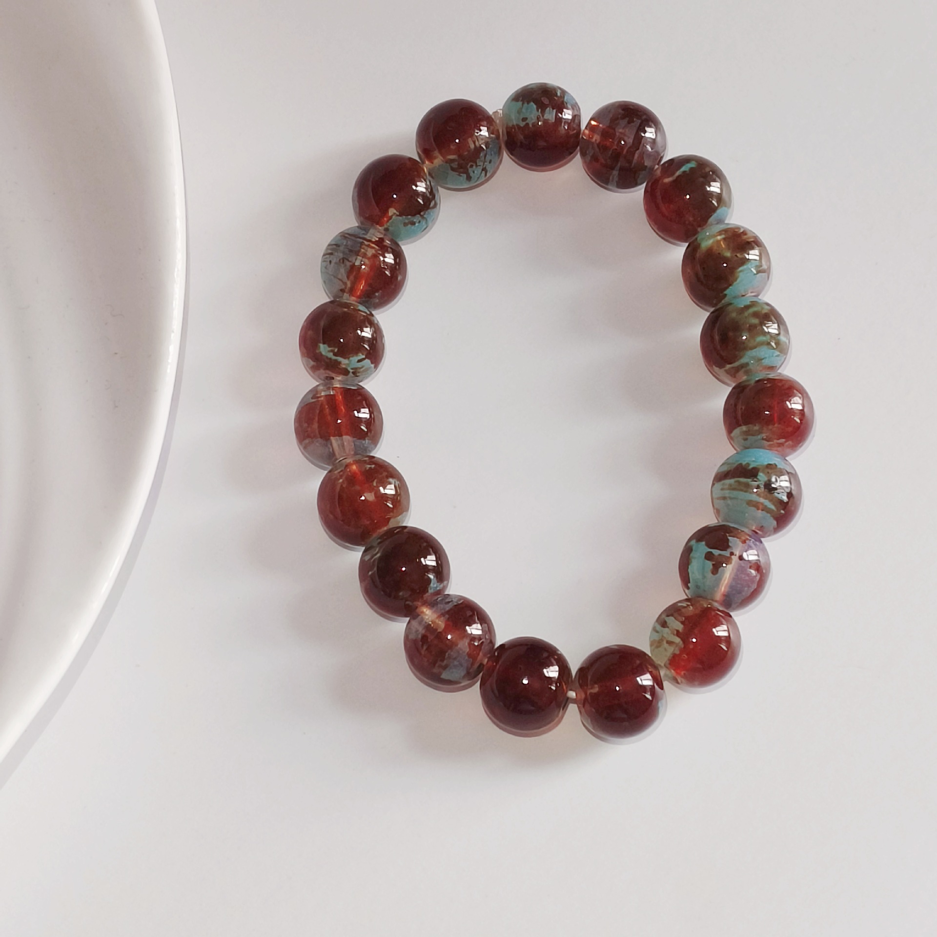 Simple Round Beads Bracelet El - Vintage Fashion Pop Up ulasan dan harga