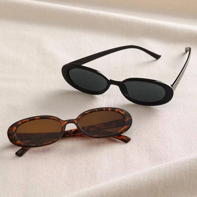 Vintage Oval Sunglasses Women  - Vintage Fashion Luxury ulasan dan harga