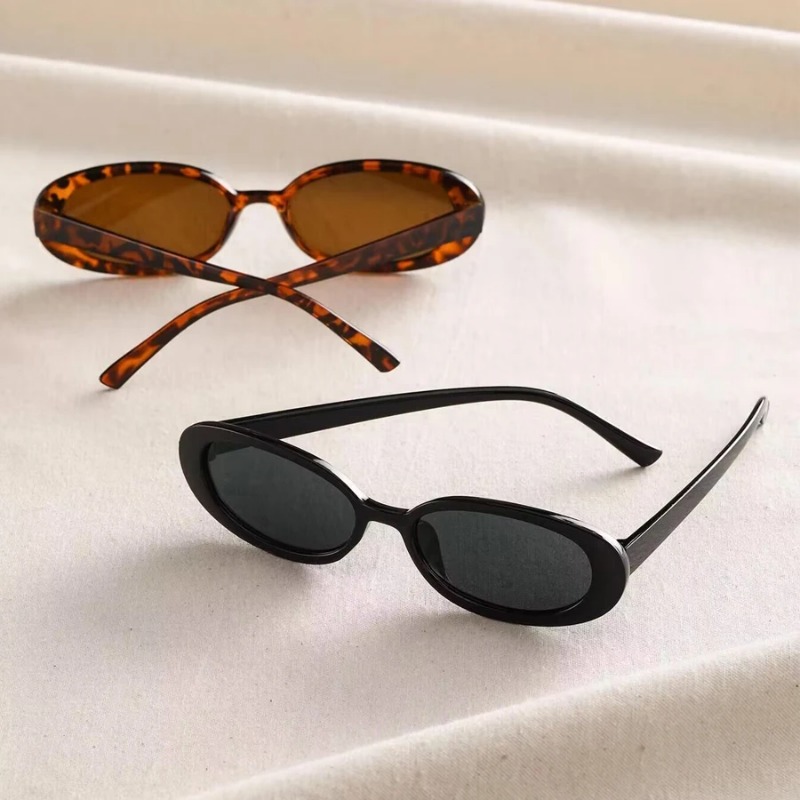 Vintage Oval Sunglasses Women  - Vintage Fashion Luxury ulasan dan harga