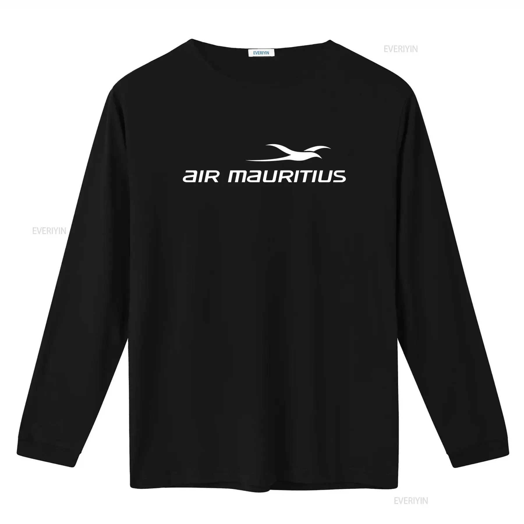 Air Mauritius White Logo Port  - Vintage Fashion Logo ulasan dan harga